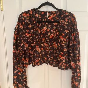 Free People Skirt & Shirt Set